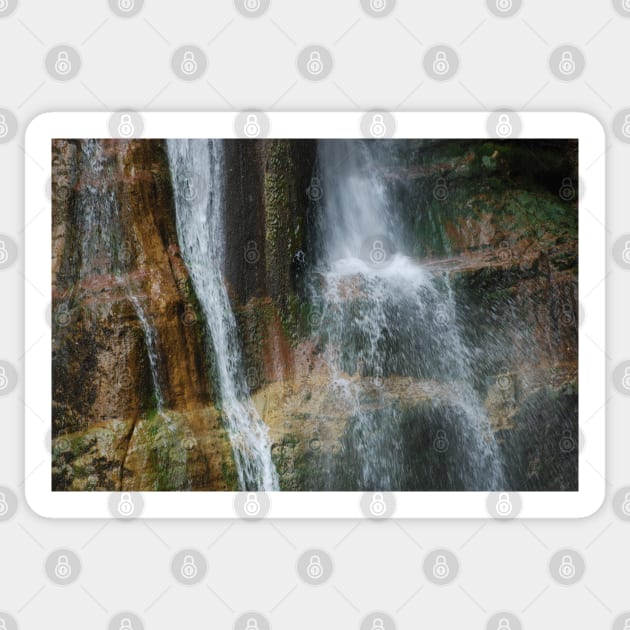 Salino Waterfall Detail Sticker by jojobob